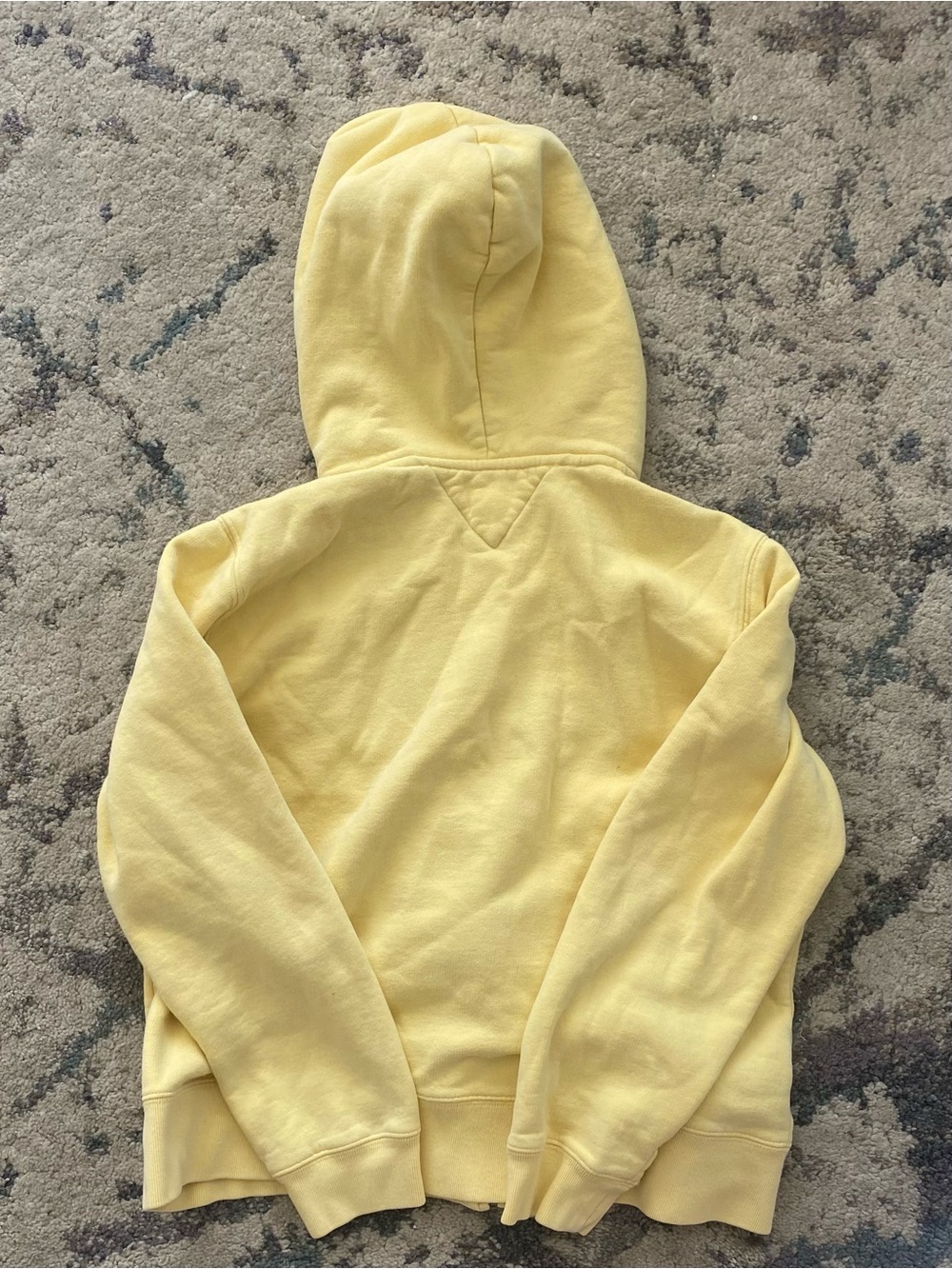 Tommy Hilfiger Pale Yellow Full-Zip Hoodie - Picture 2 of 4